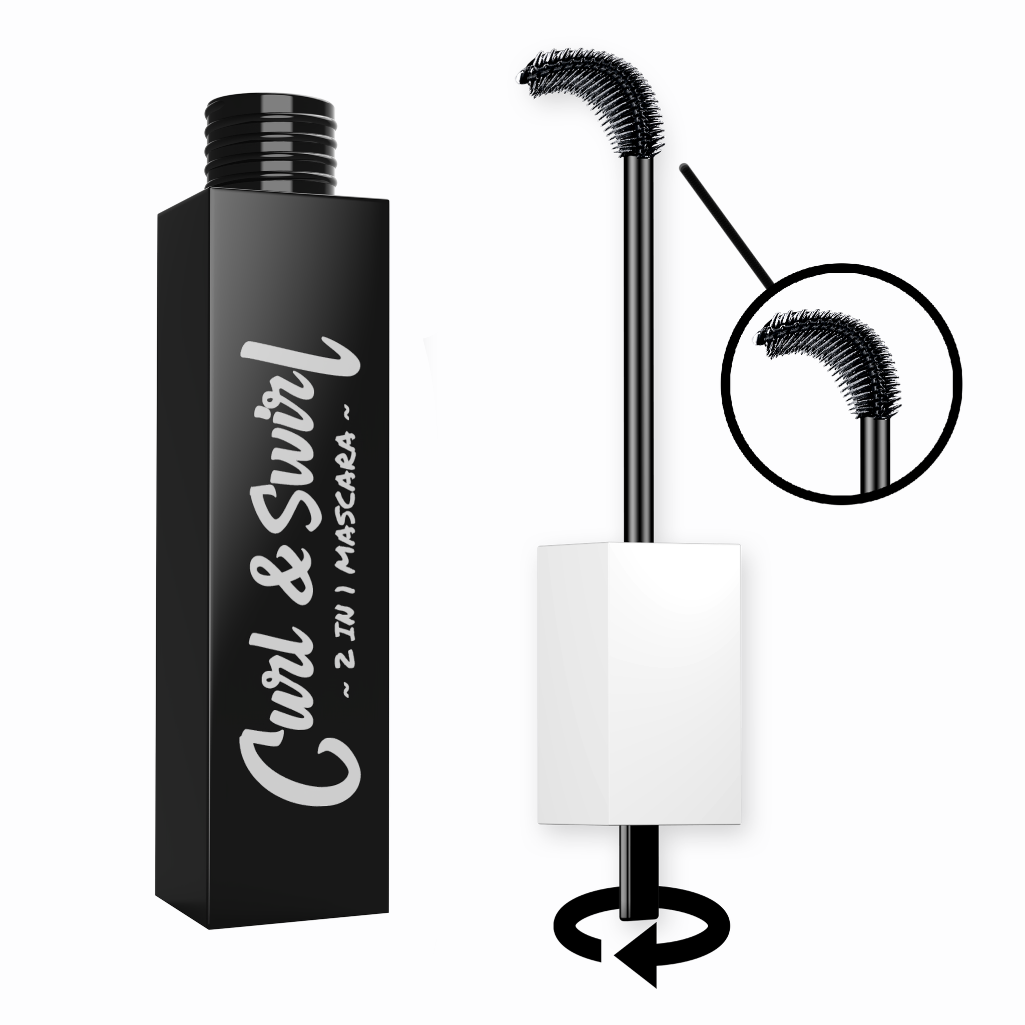 2-in-1 Curl & Swirl Mascara